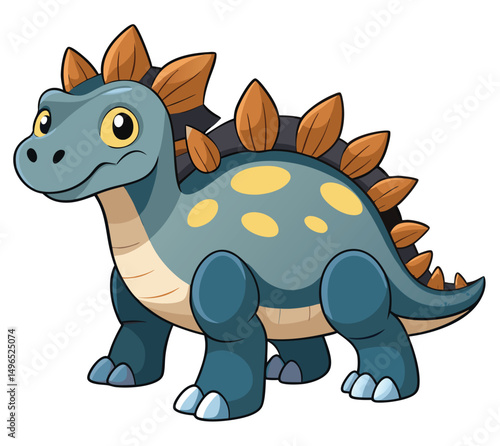 cartoon ankylosaurus realistic