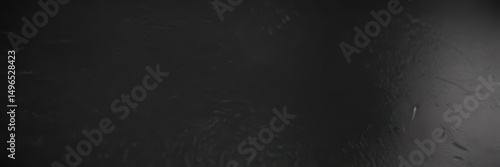 Sleek black leather, fine grain, high gloss finish ,  dark,  style