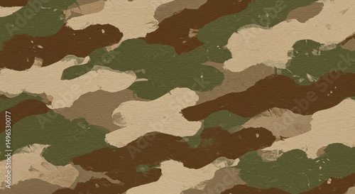 Wallpaper Mural Camouflage Pattern Background Green Brown Beige Torontodigital.ca
