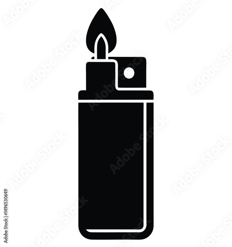 cigarette lighter isolated on white background