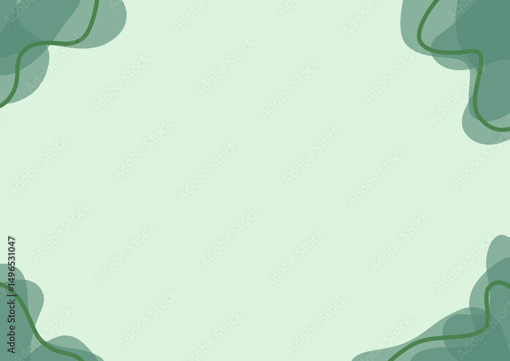 Obraz premium Blank certificate background with curved and line motifs in the corners