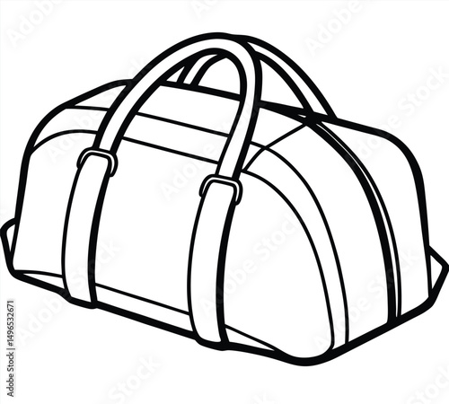 vector illustration of a bag