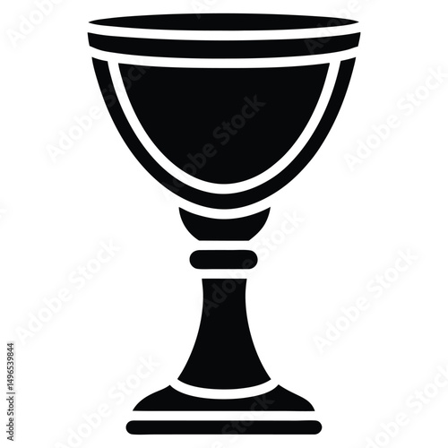 silver trophy cup