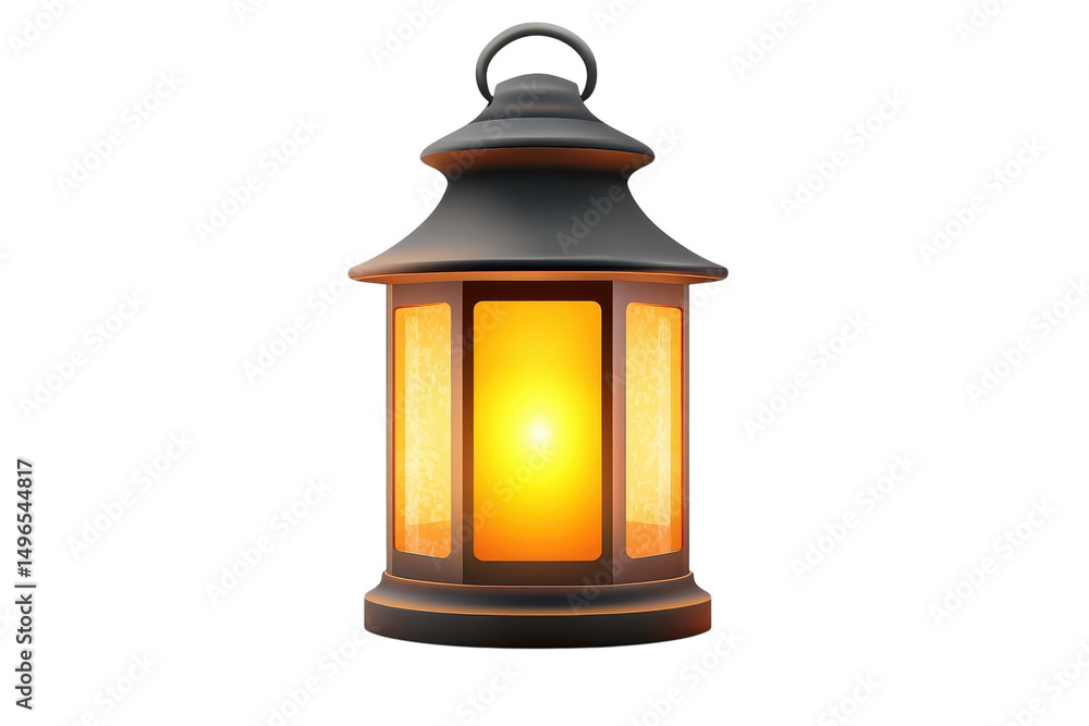 An enchanting lantern casting a warm glow beckoning storytellers and dreamers in the night on transparent background An enchanting lantern casting a warm glow beckoning storytellers and dreamers in the night on transparent background