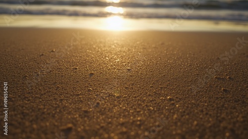 Early Light on Damp Beach Sand, Ocean View
