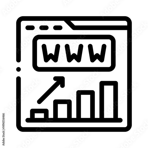 traffic stats line icon