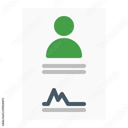 employment contract. This is a vector single icon with a flat style. Suitable for any purpose, such as website design, mobile app design, logo design, pattern design, etc.