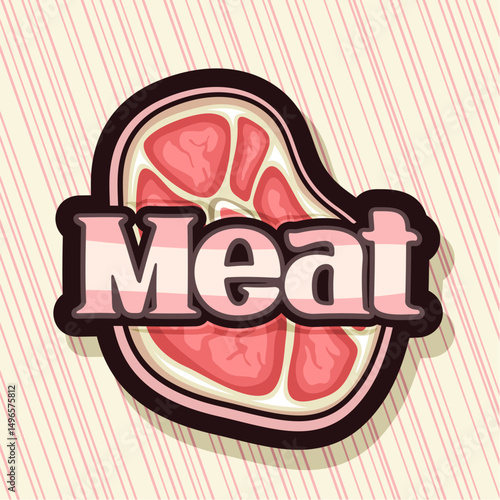 Vector logo for Raw Meat