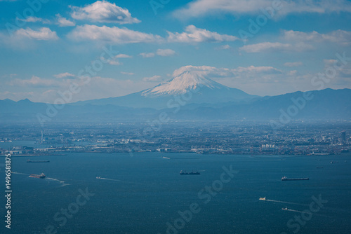Wide View of Mount Fuji in Daytime
