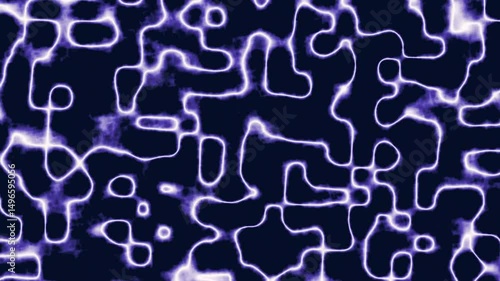 Abstract Particle Background (Dark Blue) - Loop. abstract blue background with bubbles