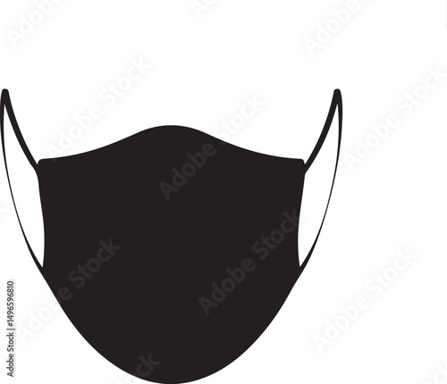 Face mask icon symbol corona virus protection