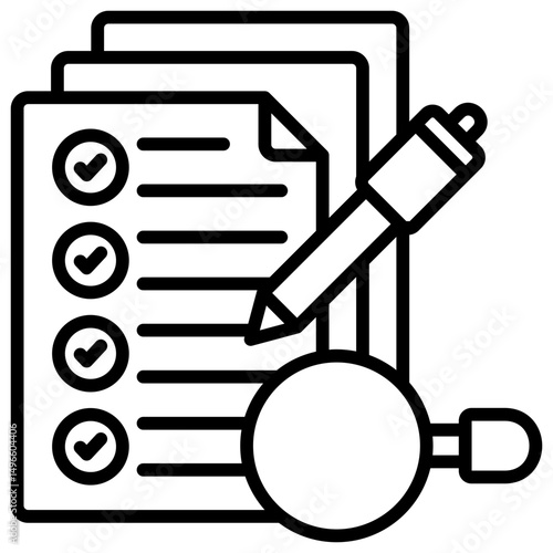 Paper Survey Icon