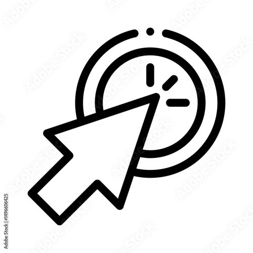 click line icon