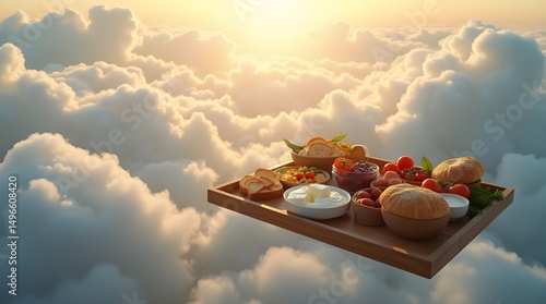 Floating Breakfast in the Sky - AI