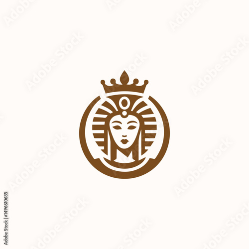 Queen cleopatra logo