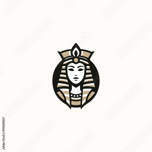 Queen cleopatra logo