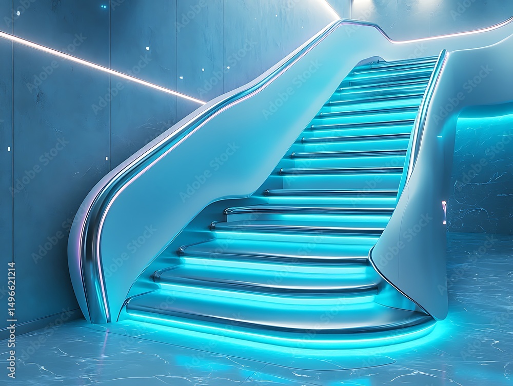 Fototapeta premium escalator in the airport