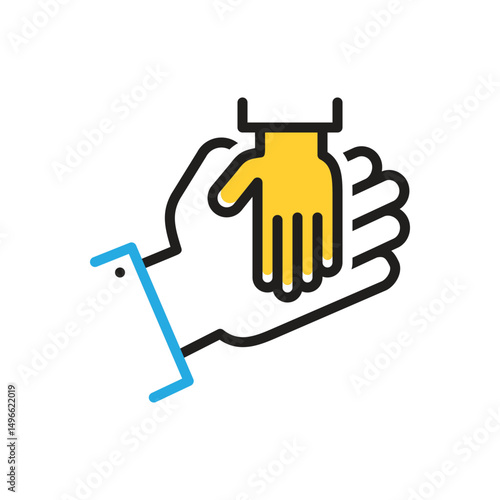 Multi color icon for rely