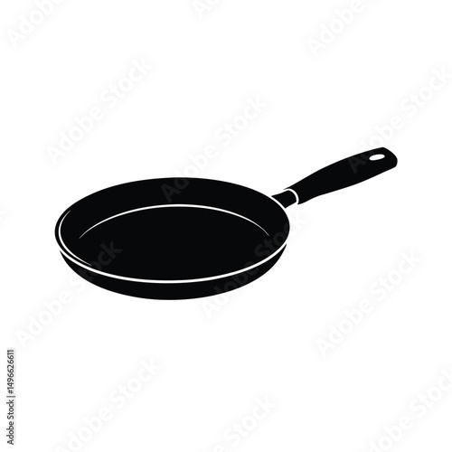 Silhouette of a Frying pan