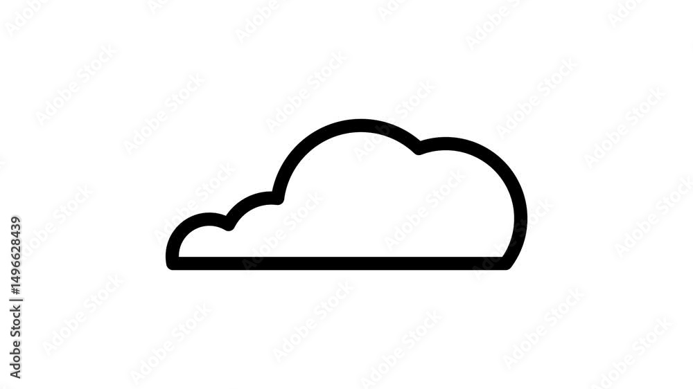 cloud icon animation cloud icon animation