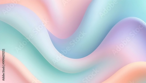 Whispers of Serenity in a Formless Pastel Dream — A Purely Abstract Blurred Background for Calm and Contemporary Visual Design