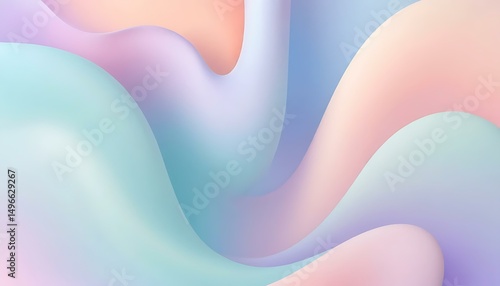 Whispers of Serenity in a Formless Pastel Dream — A Purely Abstract Blurred Background for Calm and Contemporary Visual Design