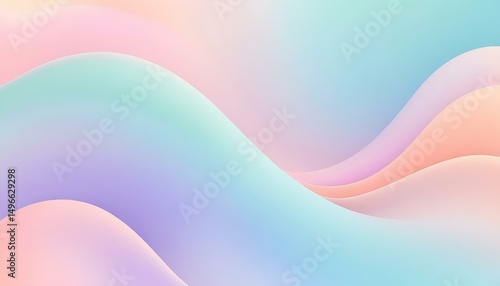 Whispers of Serenity in a Formless Pastel Dream — A Purely Abstract Blurred Background for Calm and Contemporary Visual Design