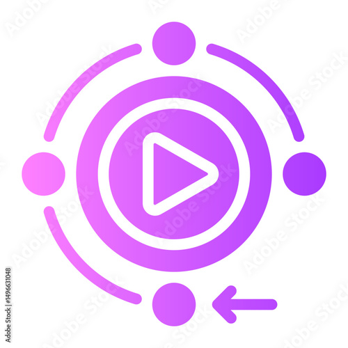 workflow gradient icon