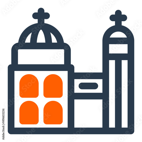 Jerónimos Monastery Icon with Twin Towers