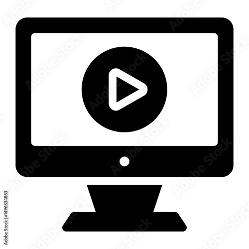 computer glyph icon Free Download computer glyph icon - GFXLoad