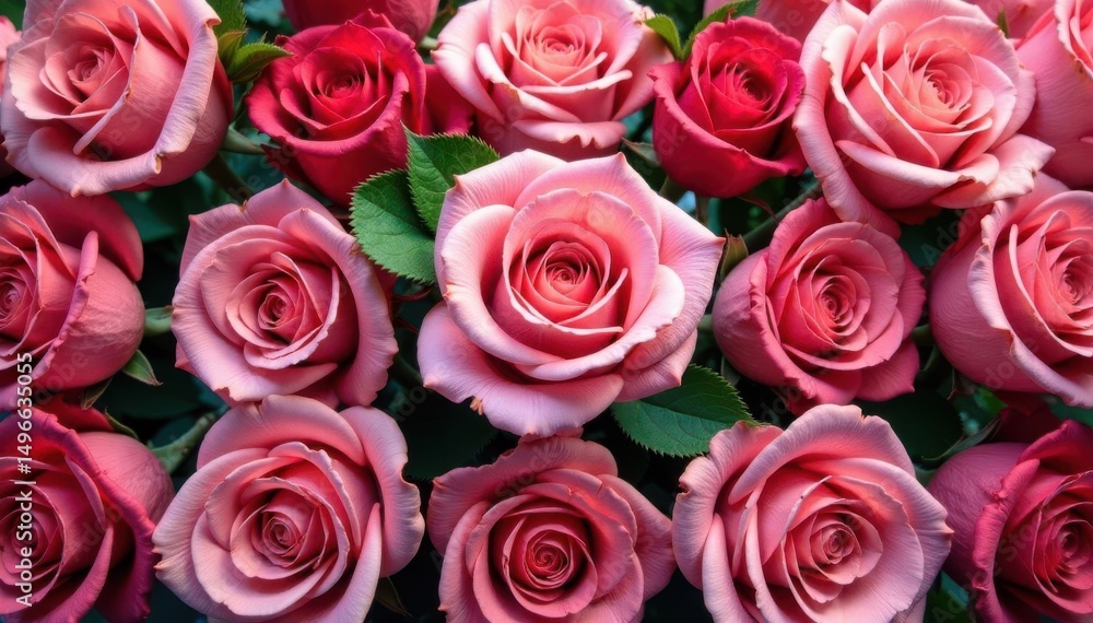 Intricate blooming roses in a repeating pattern , flower, white Intricate blooming roses in a repeating pattern , flower, white