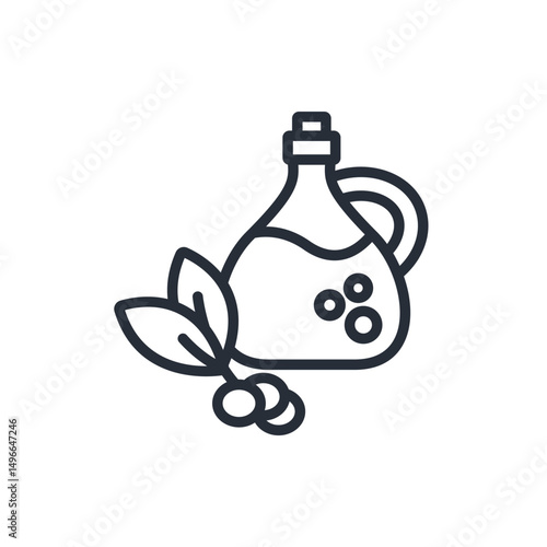 olive oil icon collection .design style with background