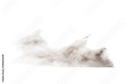 An abstract grayscale image depicting a cloud-like form, with subtle variations in shading suggesting texture and depth.  The shape is irregular and resembles a landscape photo