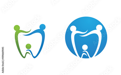 Dental Medical Care Logo icon vector design template v.75