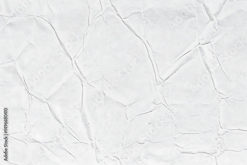 Wallpaper Mural White Crumpled Paper Texture Background Seamless Pattern Torontodigital.ca
