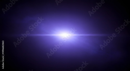 Abstract light burst on dark purple background