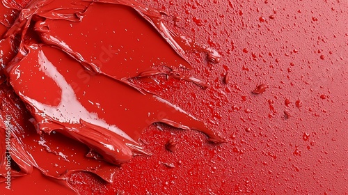 Red Paint Abstract Texture
