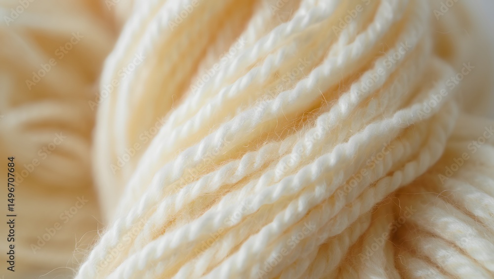 A close-up shot of a textured, soft, light-yellow yarn, showcasing the intricate weave of the fibers and inviting tactile engagement. A close-up shot of a textured, soft, light-yellow yarn, showcasing the intricate weave of the fibers and inviting tactile engagement.