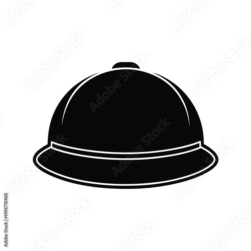 Silhouette of a Hard hat