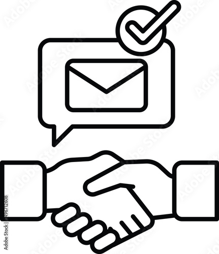 A handshake symbolizes a deal or agreement between two people