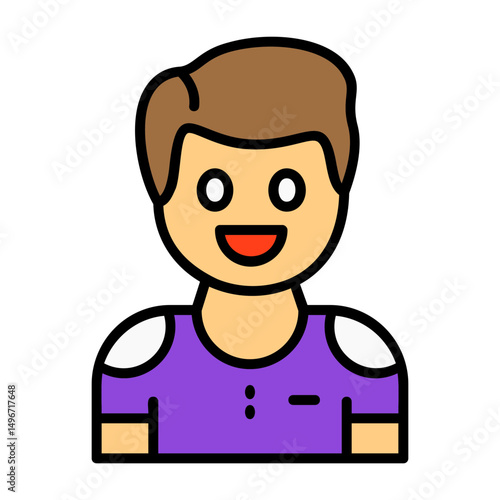 Joy Filled Style Emotion Icon