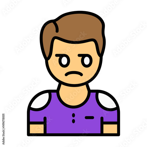 Photos Cynicism Filled Style Emotion Icon