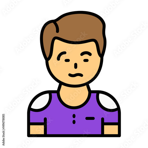 Intrigue Filled Style Emotion Icon