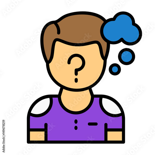 Longing Filled Style Emotion Icon