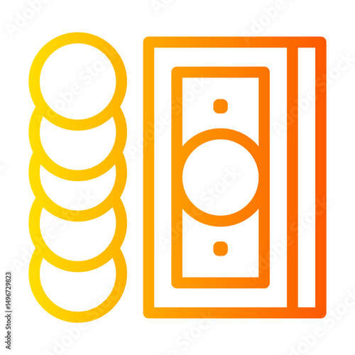 wealth gradient icon