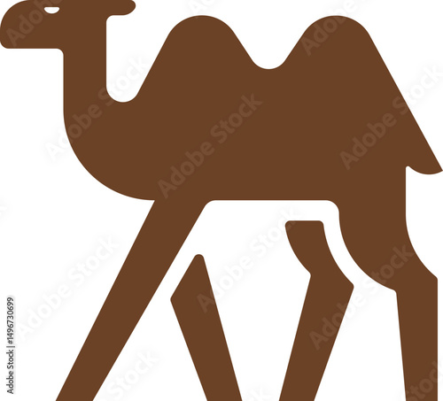Camel Silhouette Illustration