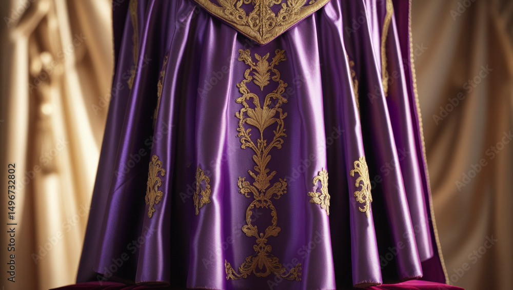 Fototapeta premium A_majestic_veste_a_type_of_ornate_vestment