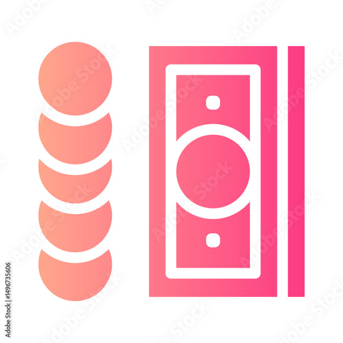 wealth gradient icon