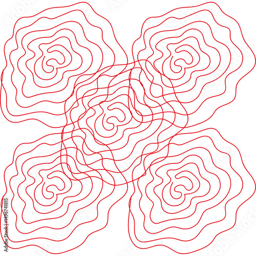 Geomatric pattern design ready for print