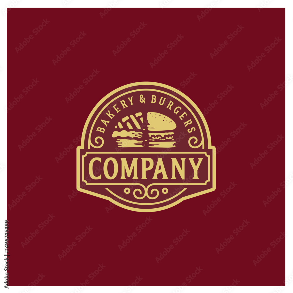 Obraz premium Bakery and Burger